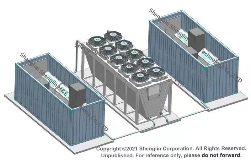 2022 Dry Cooler for Bitcoin Mining Cooling