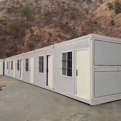 China Henan Mining Site Prefabricated Homes Mobile House Portable Cheap 20FT Storage Container