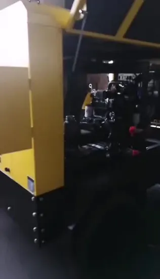 32m3/Min 10bar Good Quality Air Cooled Mobile Diesel Driven Mining Air Compressor for Airstone 