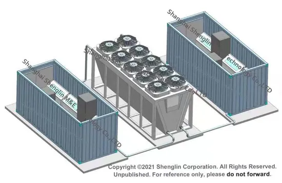 Advanced 2022 Immersion Cooling Crypto Mining Container 
