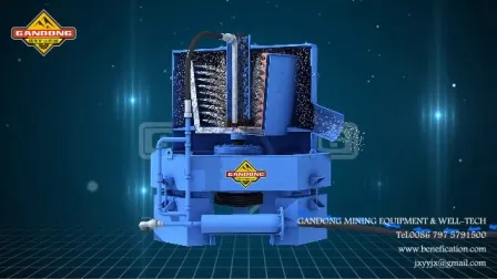 Mineral Process Equipment Placer Gold Concentrator 